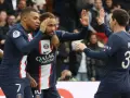 Mbappé, Neymar i Messi świętują bramkę w meczu PSG. Składy: OGC Nice – Stade de Reims.
