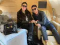 Georgina i Cristiano w prywatnym samolocie. Czyżby to dowód na to, ile zarabia Ronaldo?