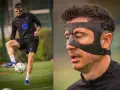 Robert Lewandowski w masce podczas treningu. Czy to odpowiedź na pytanie dlaczego lewandowski gra w masce?
