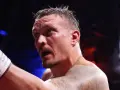 Usyk, z mokrymi włosami i zaciętą miną, kontynuuje budowanie swojego imponującego rekordu w boksie.