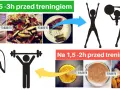 Co jeść przed treningiem: sałatka z jajkiem, ziemniaki z mięsem, smoothie, owoce.