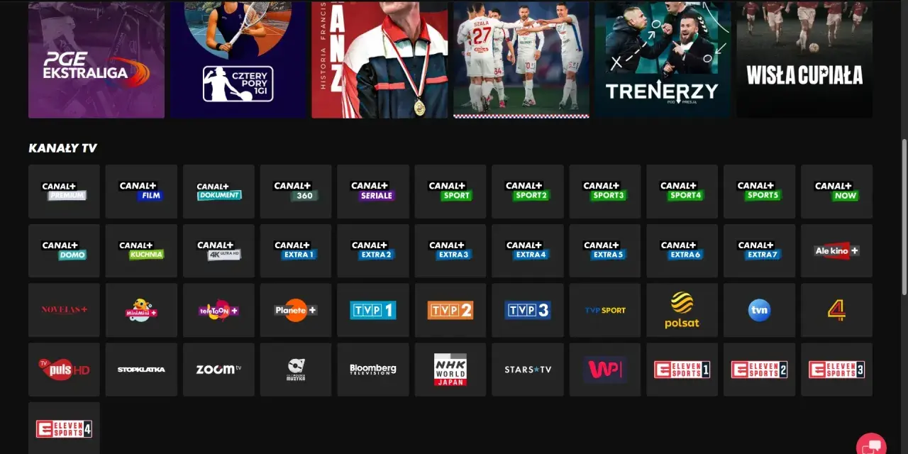 Wybierz swój **canal plus okres próbny** i oglądaj ulubione kanały: sportowe, filmowe, dokumentalne i wiele innych.