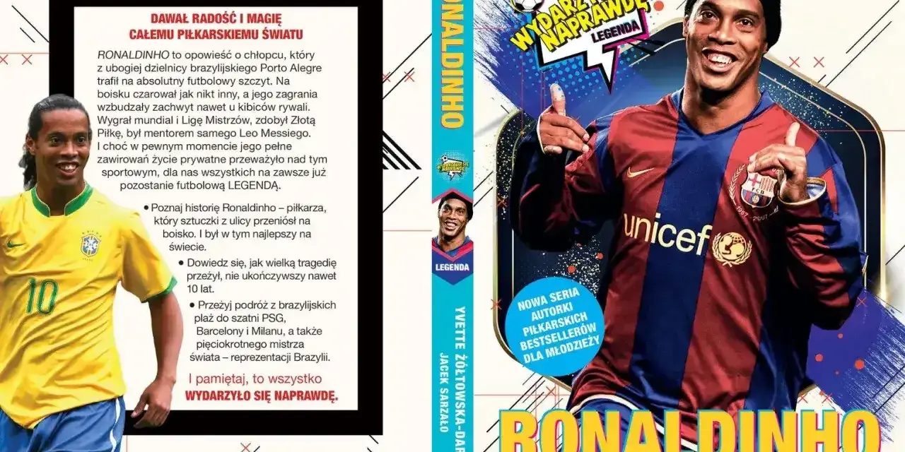 Ronaldinho, legenda futbolu, w książce "Wydarzyło się naprawdę". Poznaj jego numer 10 i historię.