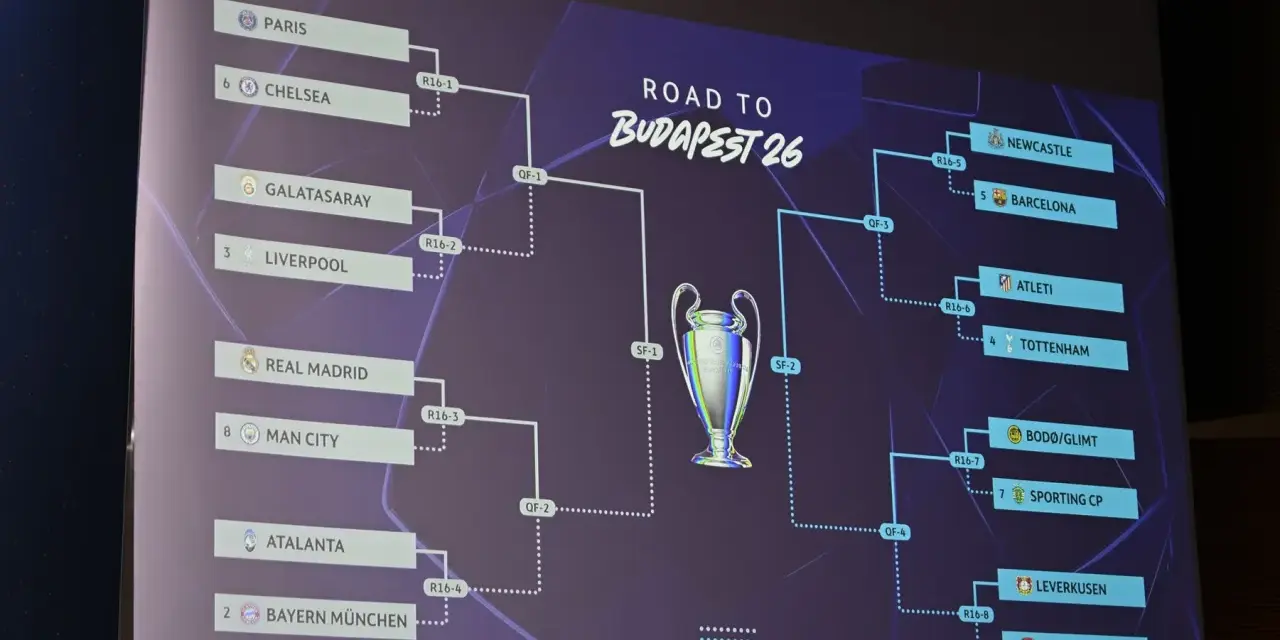 Drabinka Ligi Mistrzów "Road to Budapest 26" z Liverpoolem jako numerem 3. Ile razy Liverpool wygrał Ligę Mistrzów? Sześć razy!
