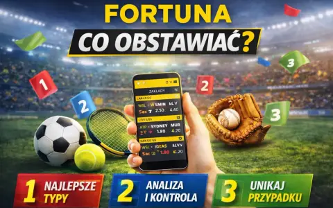 Co obstawiać u bukmachera? Piłka nożna, tenis, baseball i aplikacja mobilna Fortuna. Najlepsze typy, analiza i kontrola, unikaj przypadku.