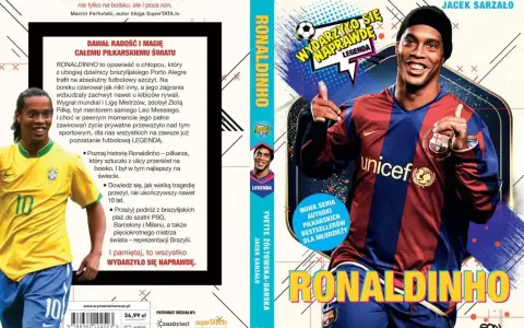 Ronaldinho, legenda futbolu, w książce "Wydarzyło się naprawdę". Poznaj jego numer 10 i historię.
