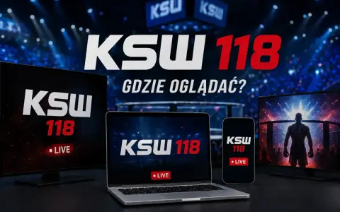 KSW 118 na żywo! Sprawdź, gdzie oglądać galę na ekranie komputera, telefonu lub telewizora.