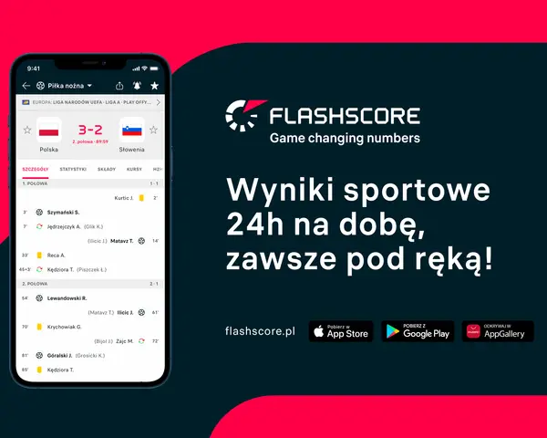 Wynik meczu Polska 3-2 Słowenia. Zobacz kto wygrał dzisiejszy mecz piłki nożnej na Flashscore.
