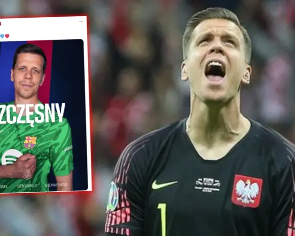 Wojciech Szczęsny, bramkarz, w zielonej koszulce z napisem "SZCZĘSNY" i w czarnej z orłem. Jego wiek nie jest widoczny, ale forma mówi sama za siebie.