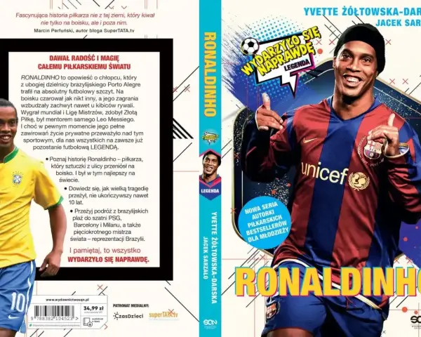 Ronaldinho, legenda futbolu, w książce "Wydarzyło się naprawdę". Poznaj jego numer 10 i historię.