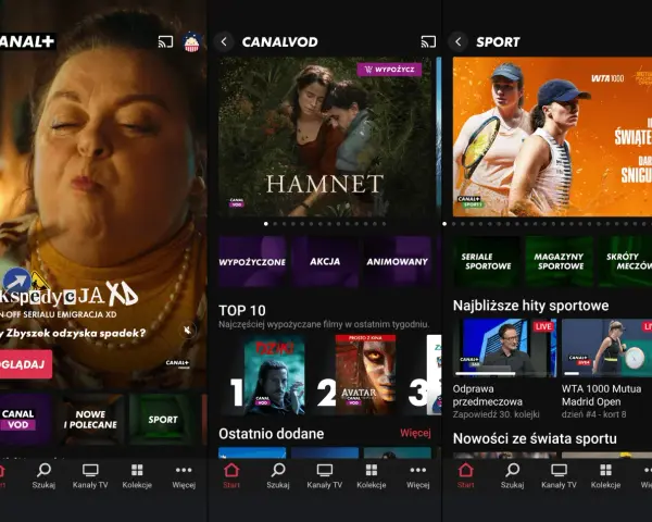 Telewizja internetowa ranking: aplikacja Canal+ oferuje filmy, seriale i sport. Zobacz TOP 10 najchętniej wypożyczanych tytułów.