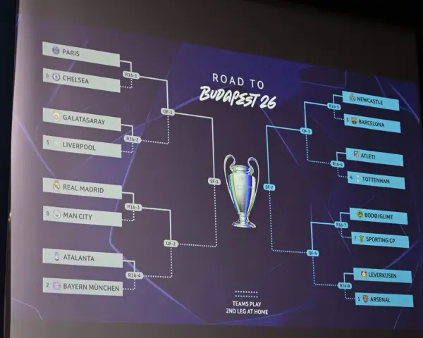 Drabinka Ligi Mistrzów "Road to Budapest 26" z Liverpoolem jako numerem 3. Ile razy Liverpool wygrał Ligę Mistrzów? Sześć razy!