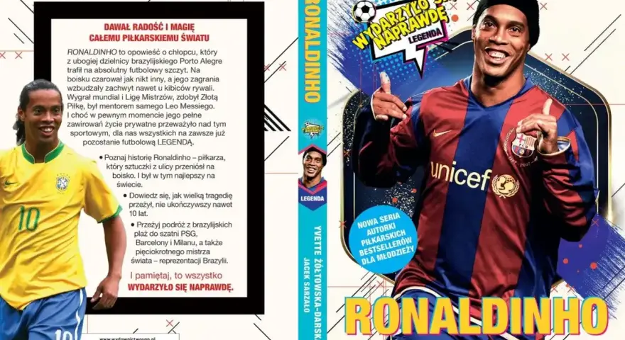 Ronaldinho, legenda futbolu, w książce "Wydarzyło się naprawdę". Poznaj jego numer 10 i historię.