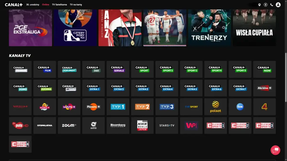 Wybierz swój **canal plus okres próbny** i oglądaj ulubione kanały: sportowe, filmowe, dokumentalne i wiele innych.