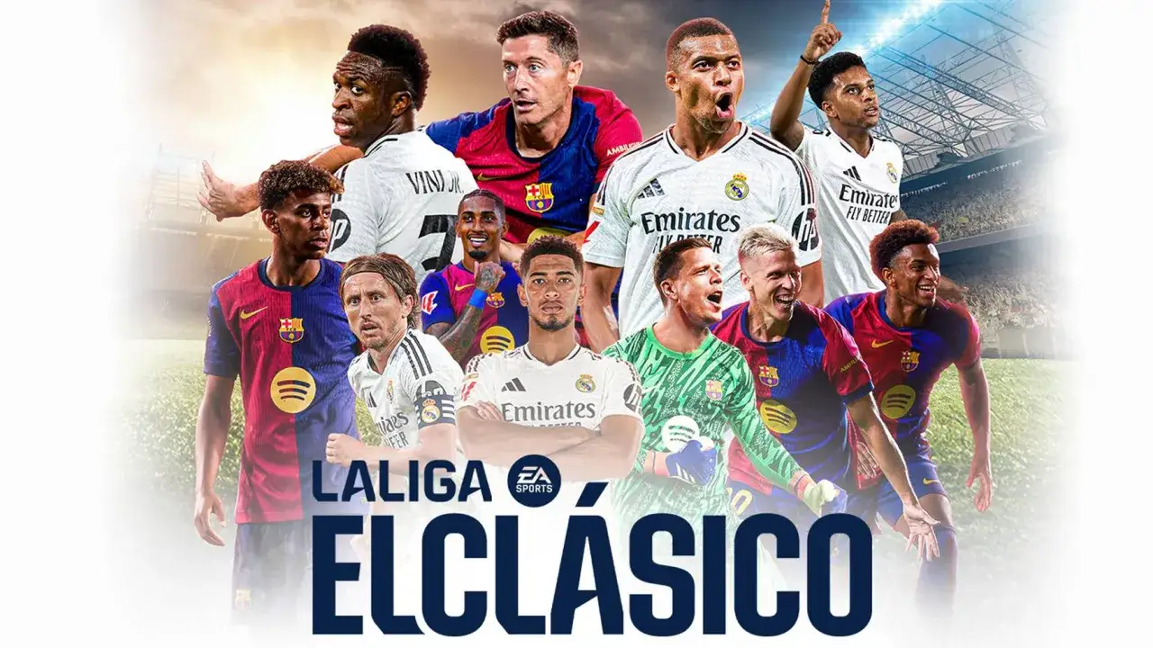 Gwiazdy La Liga w akcji: Vinícius Jr., Lewandowski, Modrić i inni zawodnicy w emocjonującym starciu El Clásico.