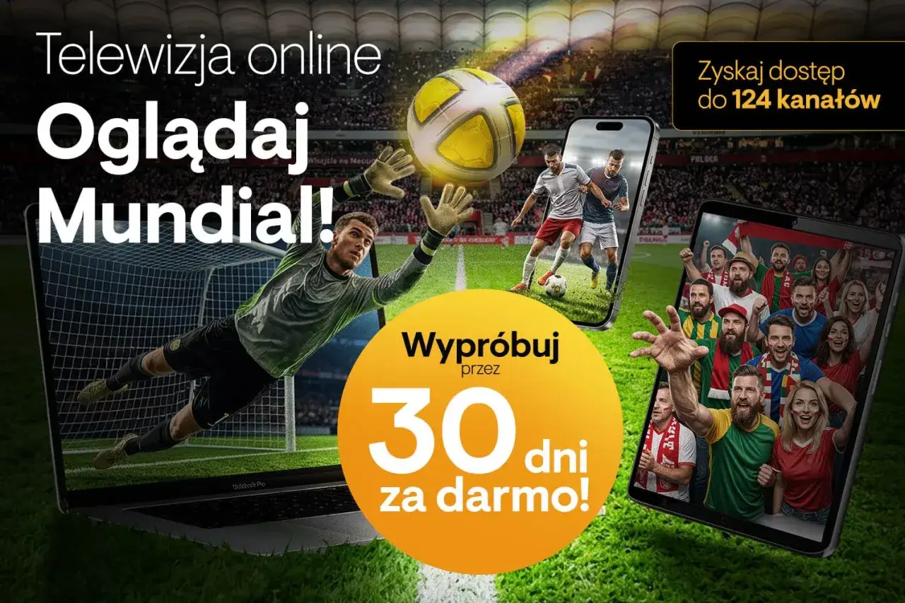 Telewizja internetowa ranking: oglądaj Mundial na żywo na wielu urządzeniach. Wypróbuj 30 dni za darmo i zyskaj dostęp do 124 kanałów.