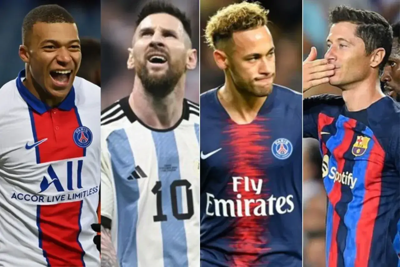 Mbappé, Messi, Neymar i Lewandowski - gwiazdy futbolu, których zarobki tygodniowe budzą podziw.